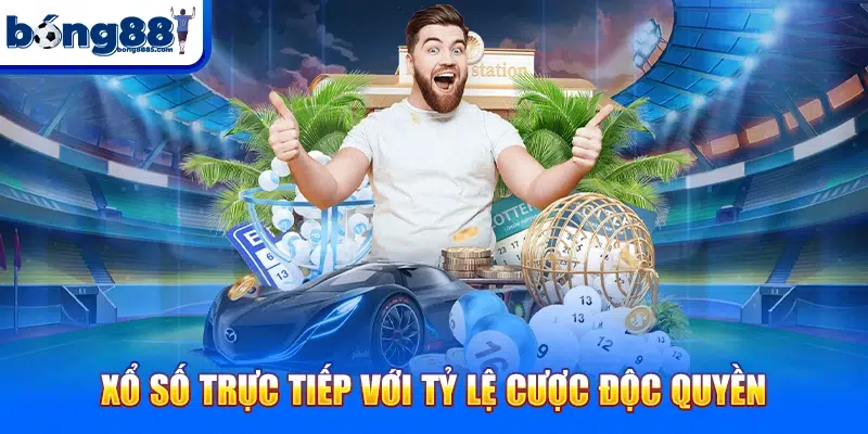 Xổ số trực tiếp với tỷ lệ cược độc quyền